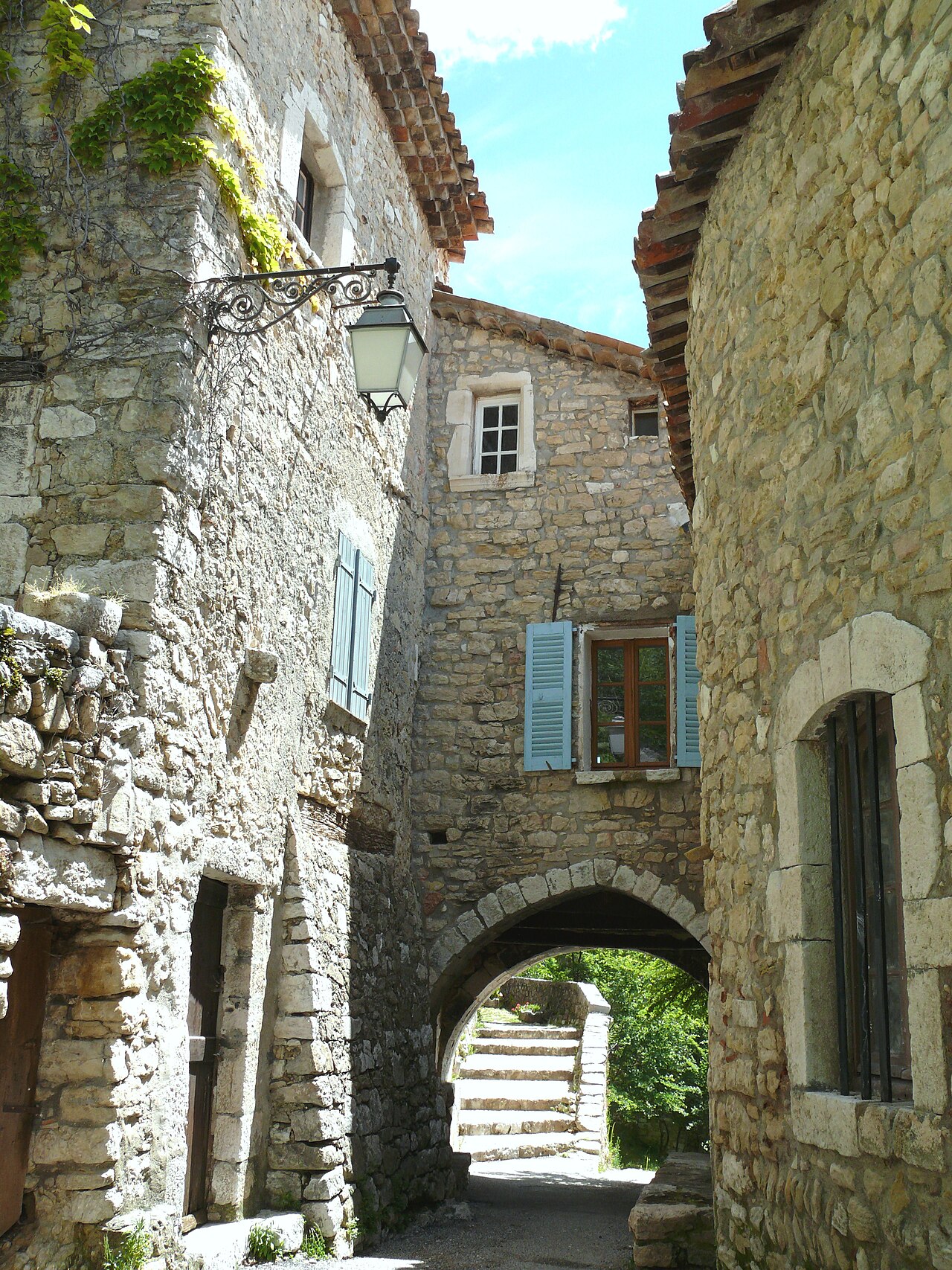 Ruines du château féodal de Bargème